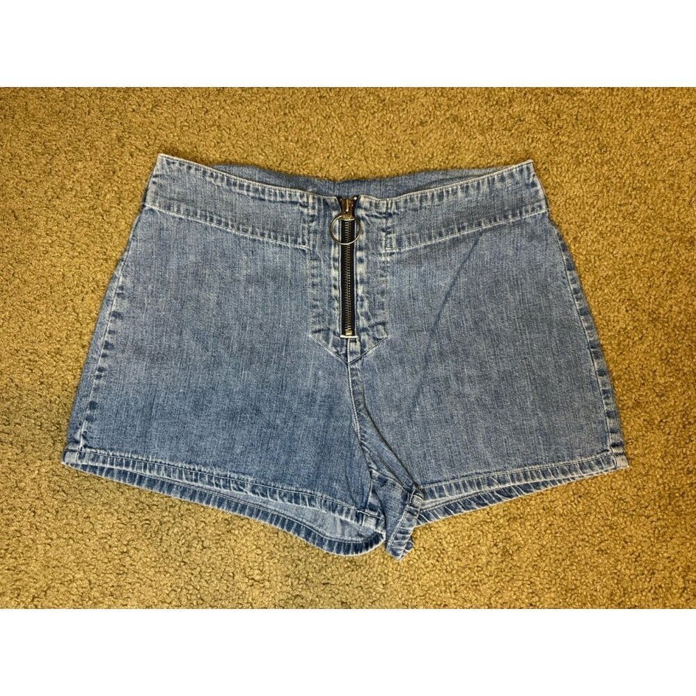 VTG Womens Denim Jean Mid Rise Shorts Lot Of 2 Travel Beach Preppy Y2k 90s Sz 6 - Picture 5 of 15